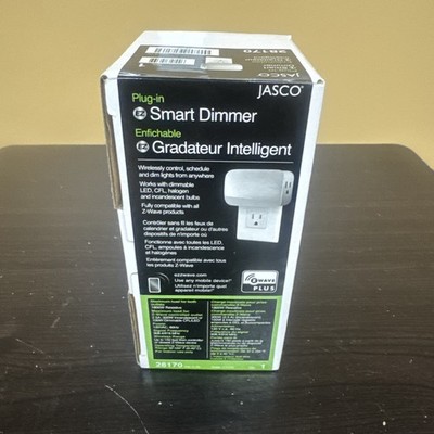 JASCO 28170 Z-Wave Plug-in e Smart Dimmer Wirelessly control schedule dim lights