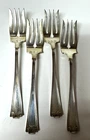New ListingGorham Etruscan Lion, Anchor, G SET of 4 Salad Forks 6 3/8" Sterling 4.66oz