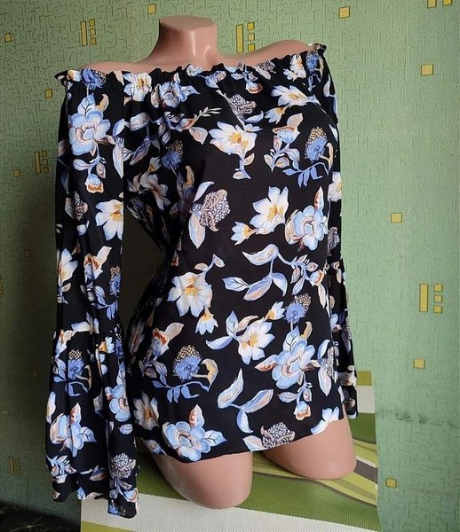 Women White House Black Market Shirt Black Viscose #BUII