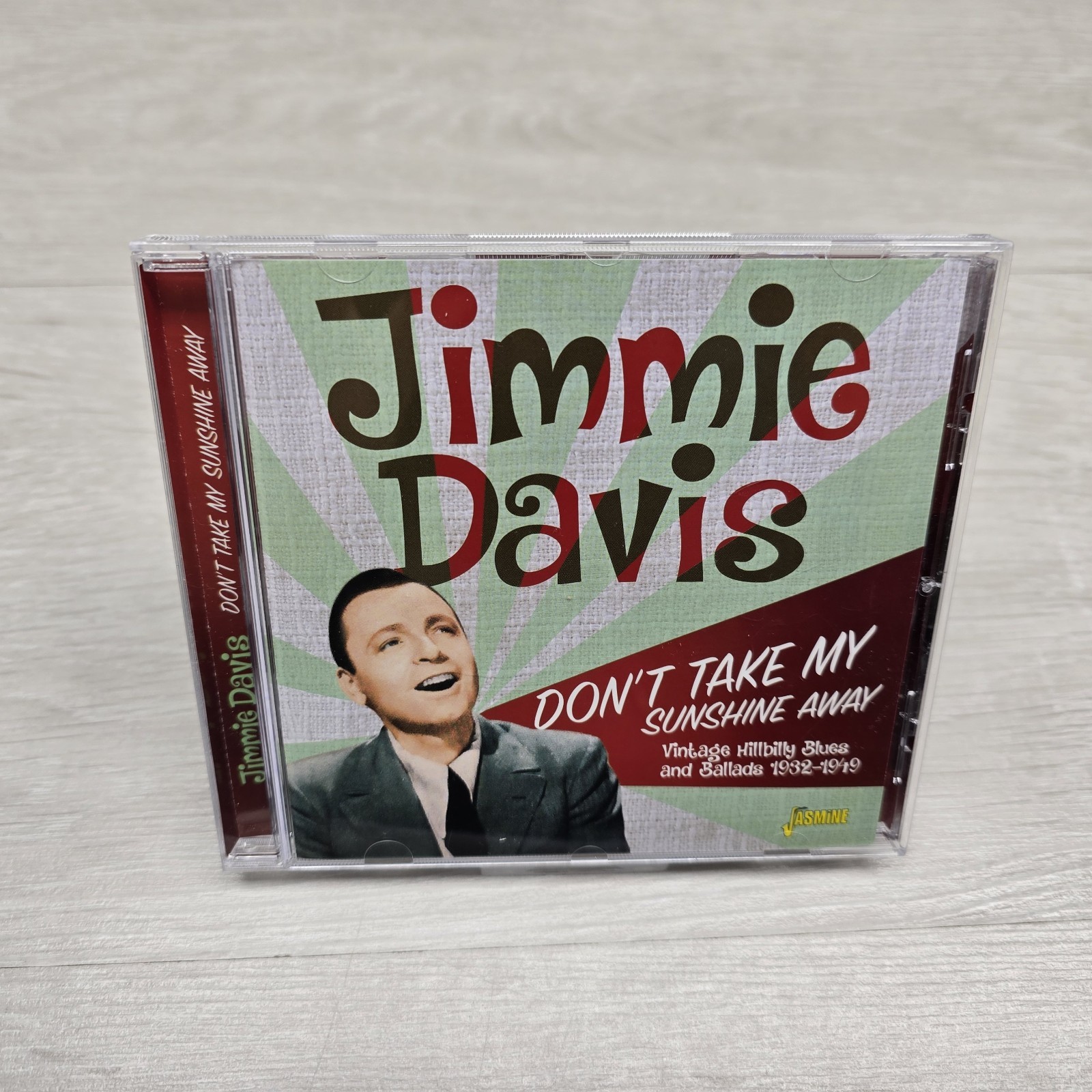 Jimmie Davis Don't Take My Sunshine Away: Vintage Hillbilly Blues 1932-1949 VGC