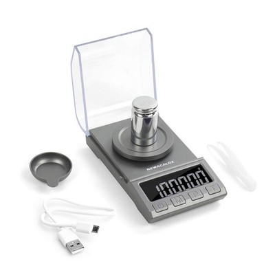 NEWACALOX Digital Milligram Scale 100g x 0.001g High Precision Portable