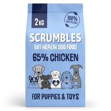 Scrumbles Natural GF Fresh Chicken Dry Dog Food for Puppies & Toy Breeds, 2kg 6.06 per kilo