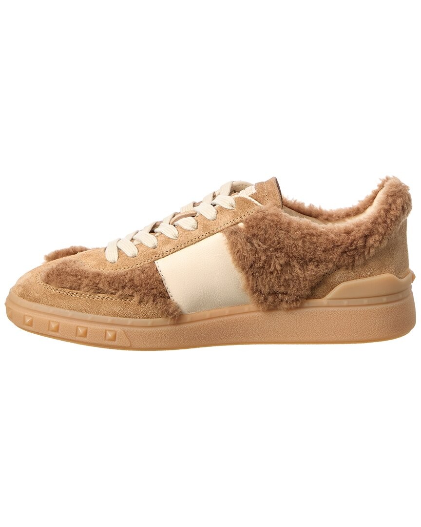Valentino Upvillage Suede & Shearling Sneaker Women's  39.5 thumbnail 2
