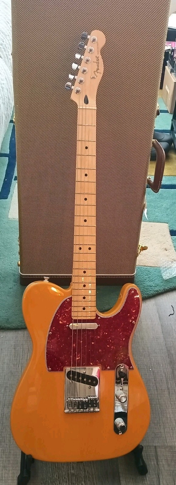 Fender Player Telecaster Butterscotch Blonde W/Maple Fingerboard+Tweed Hard Case