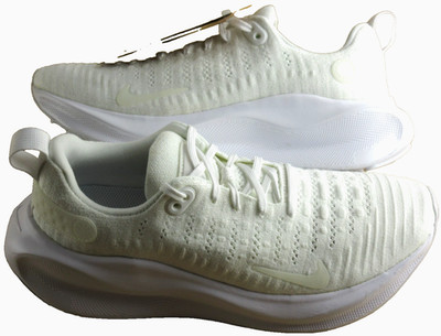 Women's Nike React X Infinity Run 4 Road Running Shoes Double White Size 7.5 NEW