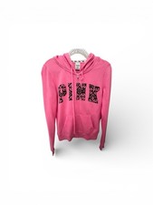 Victoria's Secret Women's Hoodie XS Pink Full Zip Long Sleeve.