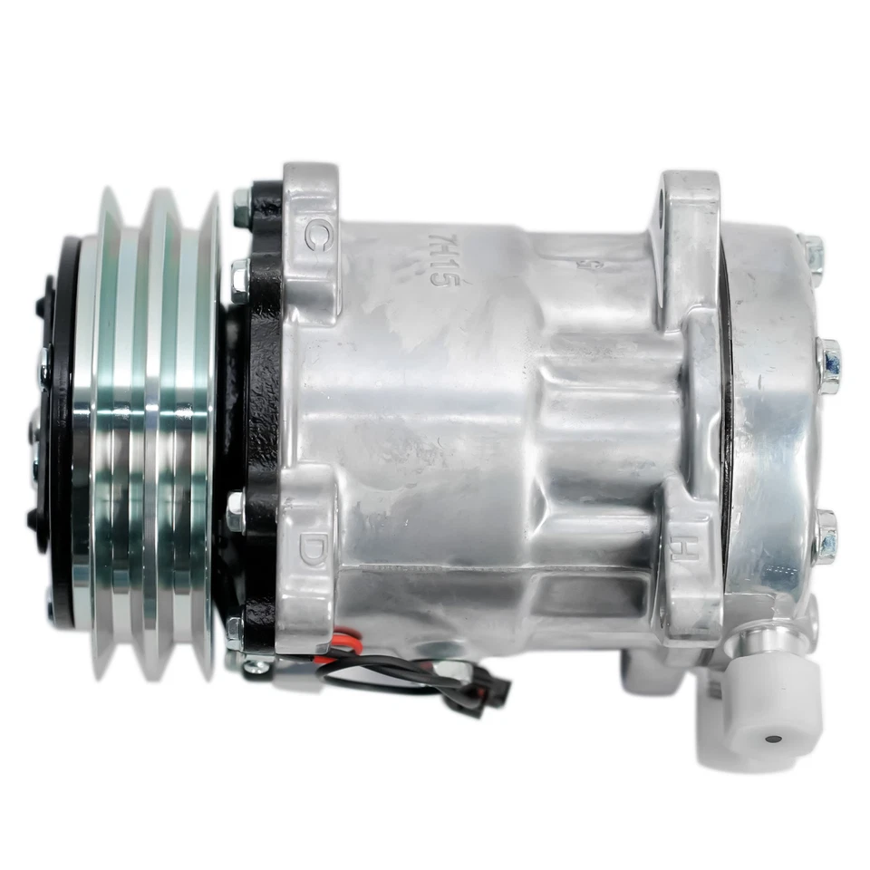 Compressor A/C 87026034 SD7H15 para International / Kenworth / Mack / New Holland - Imagem 2 de 4