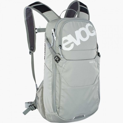 EVOC RIDE 12 Fahrradrucksack, Trekkingrucksack für Trails, Steingrau