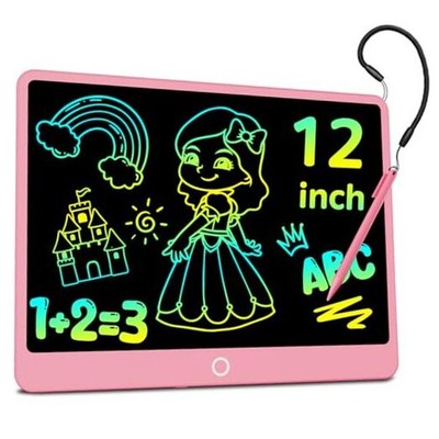 LCD Writing Tablet for Kids, 12 inch Colorful Doodle Boards, Eye Protection