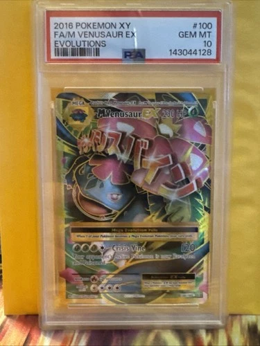 M Venusaur EX Full Art Holo PSA 10 Gem Mint XY Evolutions 100/108