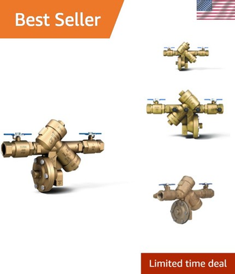 #ad Wilkins 1 975XL 1quot; Reduced Pressure Backflow Preventer Brass amp; Nickel Design $1239.99