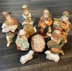 Vintage Holiday Time 9 Piece Nativity Set — photo 1