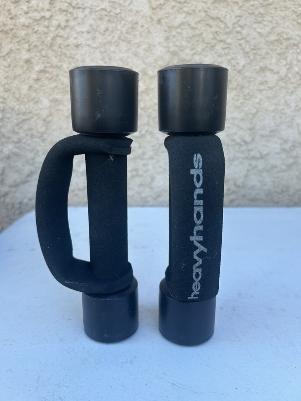 HEAVY HANDS 3 lbs  AEROBIC DUMBBELLS WALKING WEIGHTS
