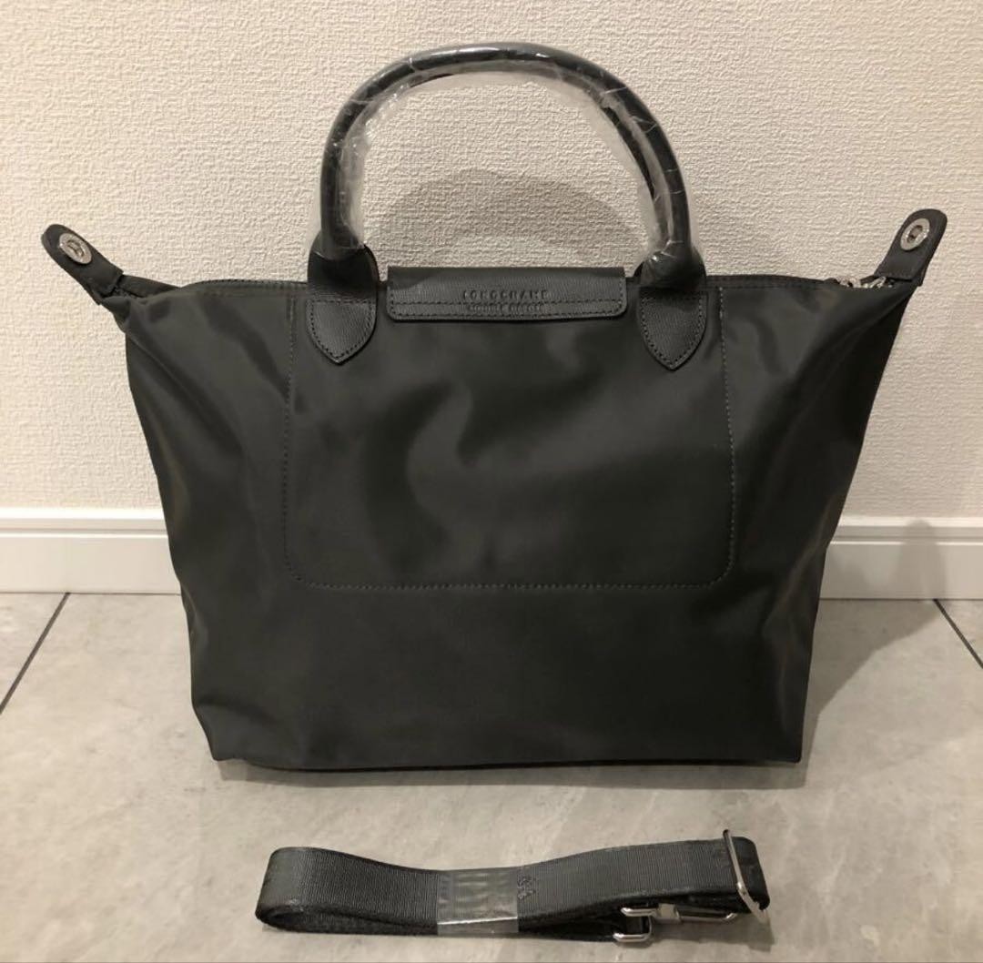 トートバッグ Longchamp Paris Le Pliage Nylon Bag Longchamp Le Pliage 2-way tote bag Black Nylon New From