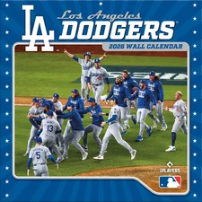 2026 Los Angeles Dodgers Team 12 Monthly Hanging Wall Calendar