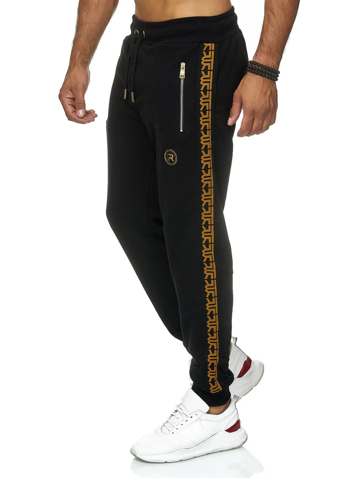 Redbridge Herren Jogginghose Freizeit Hose Jogger Sporthose Sweatpants R-Logo - Bild 2 von 4
