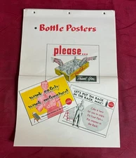 Coca-Cola 1950s Refreshment On The Job Promo Sheets Sample Rack Cards