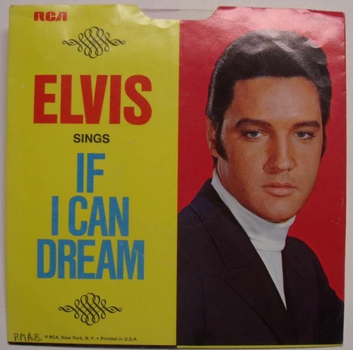 Elvis Presley - If I Can Dream - 1968 Picture Sleeve & 45