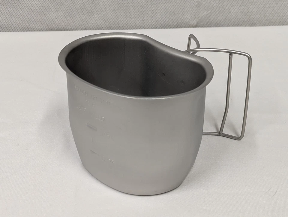 Genuine British Army Waterbottle 58 Pattern Metal Crusader Cup Mug Mess Pot NEW - Image 4 of 4