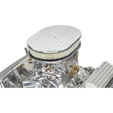 Ball Milled Billet Aluminum Oval Air Cleaner 12 Inch Ball Milled Billet Aluminum Oval Air Cleaner 12 Inch