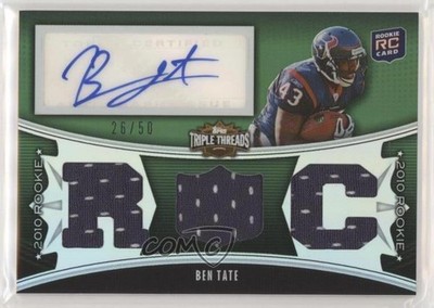 2010 Topps Triple Threads Emerald 26/50 Ben Tate (RC) #116 0l2