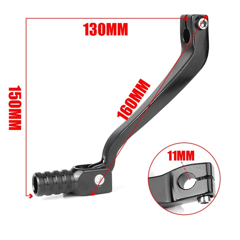 Palanca de cambios de marchas para moto de cross para Yamaha YZ80 YZ85 XT600 YZ450F YZ250 IT175 Foto 3 de 4