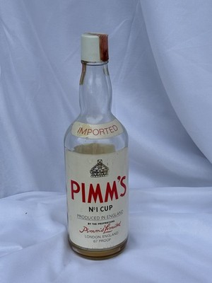 Pimm's No. 1 (Gin) Cup - 1970s Empty Bottle