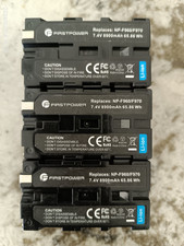 3 Firstpower 8800mAh Battery for Sony NP-F770 NP-F950 NP-F960 NP-F970 F990
