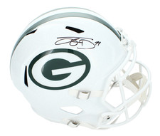 Jayden Reed Autographed Green Bay Packers Full Size White Helmet Beckett