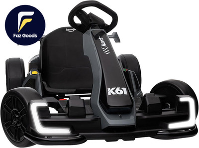 Kerryyoo K61 Go Kart Electric Drift Kart with Length Adjustable Seat 24V Outdoor