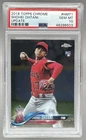 46298503 Shohei Ohtani 2018 Topps Chrome Update #HMT1 Rookie RC PSA 10