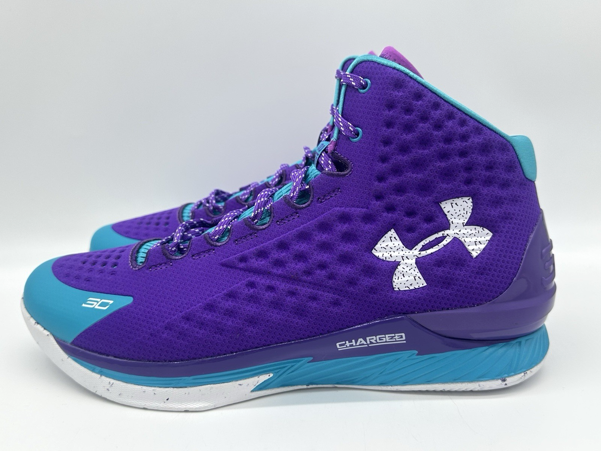 シューズ(男性用) Under Armour Curry 1 PRNT Under Armour Curry 1 Retro Father To Son Men's Size 11 Purple