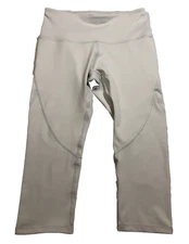 Layer 8 Womens Everyday Capri Leggings Pants Size S Gray Stretch NWT