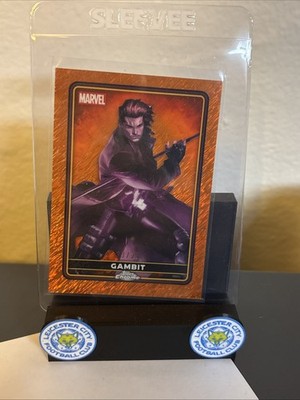 2025 Topps Chrome Marvel Gambit Orange Shimmer /25 Deadpool