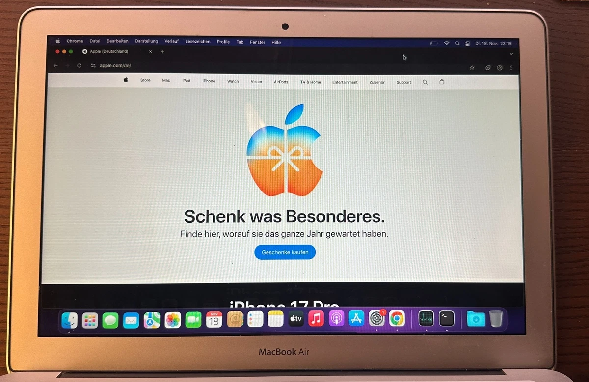 Apple MacBook Air Notebooks mit Erscheinungsjahr 2017 online