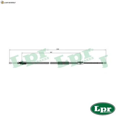 SEILZUG FESTSTELLBREMSE C0705B FÜR RENAULT F3P724/720/674/678/670 1.8L 4cyl 2.9L - Bild 1 von 4