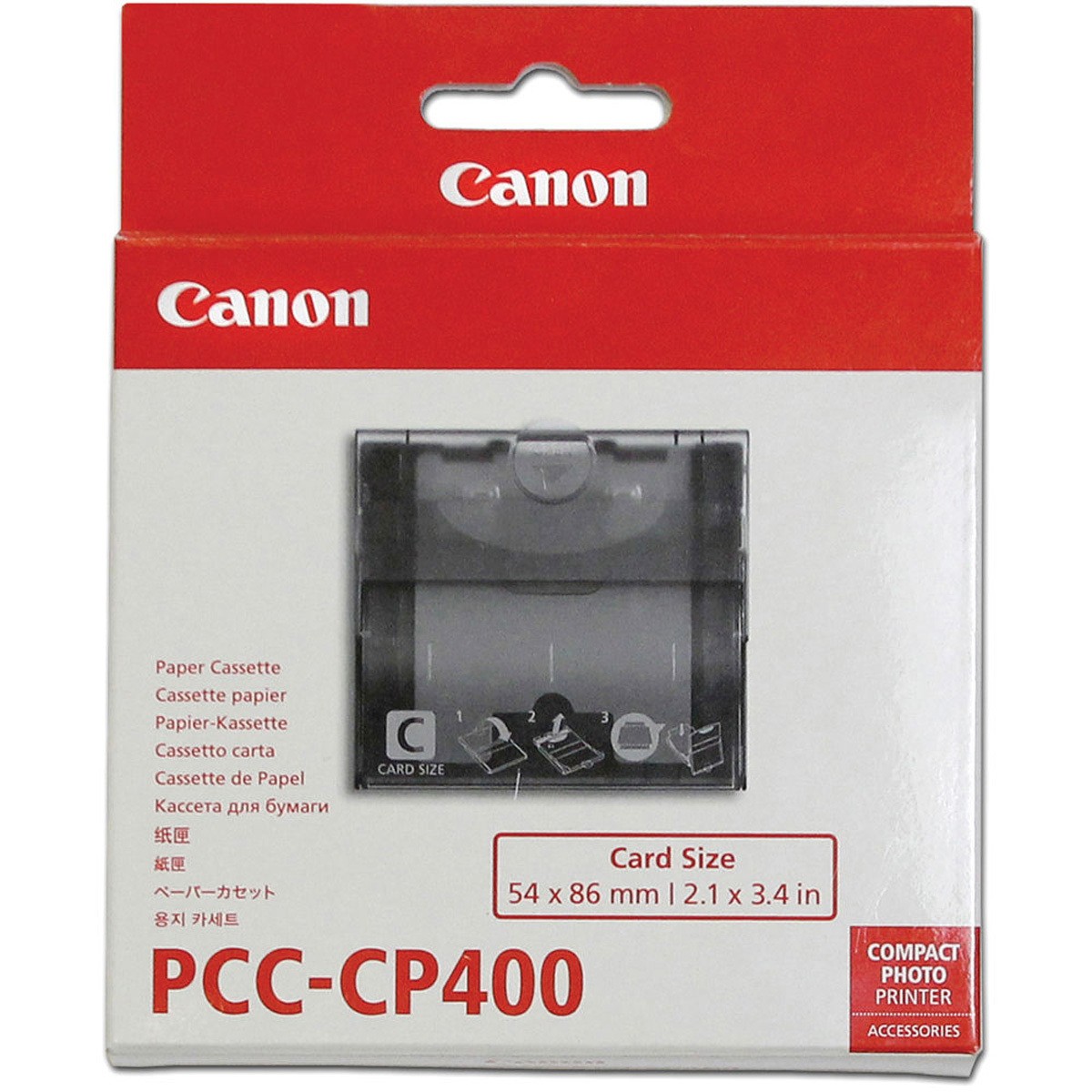 Кассета для бумаги формата карты Canon PCC-CP400 для принтеров SELPHY CP900 и CP910 4390₽