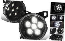 Pair of Full LED Flower Pattern Black 08-15 Kenworth T660