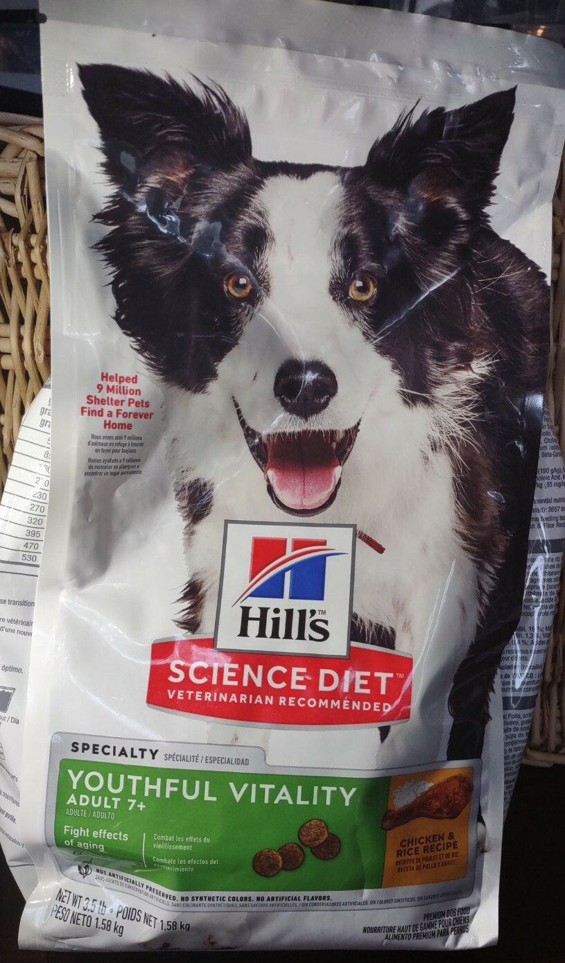 Hill's Science Diet Youthful Vitality Adult 7+-New-SHIPS N 24 HOURS
