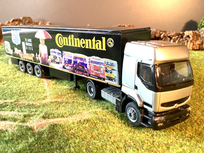 Herpa Albedo LKW Sattelzug Continental Renault Zugmaschine 1:87 H0