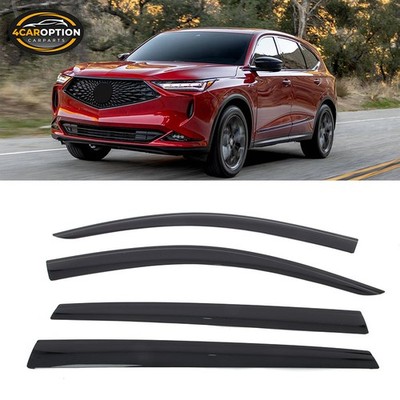 Window Visors Fits 22-26 Acura MDX Low Profile Style Rain Sun Guard Deflectors