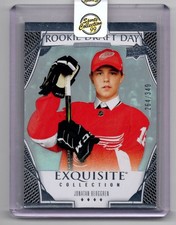 2022-23 Upper Deck Black Diamond Exquisite Collection Rookie Draft Day Jonatan