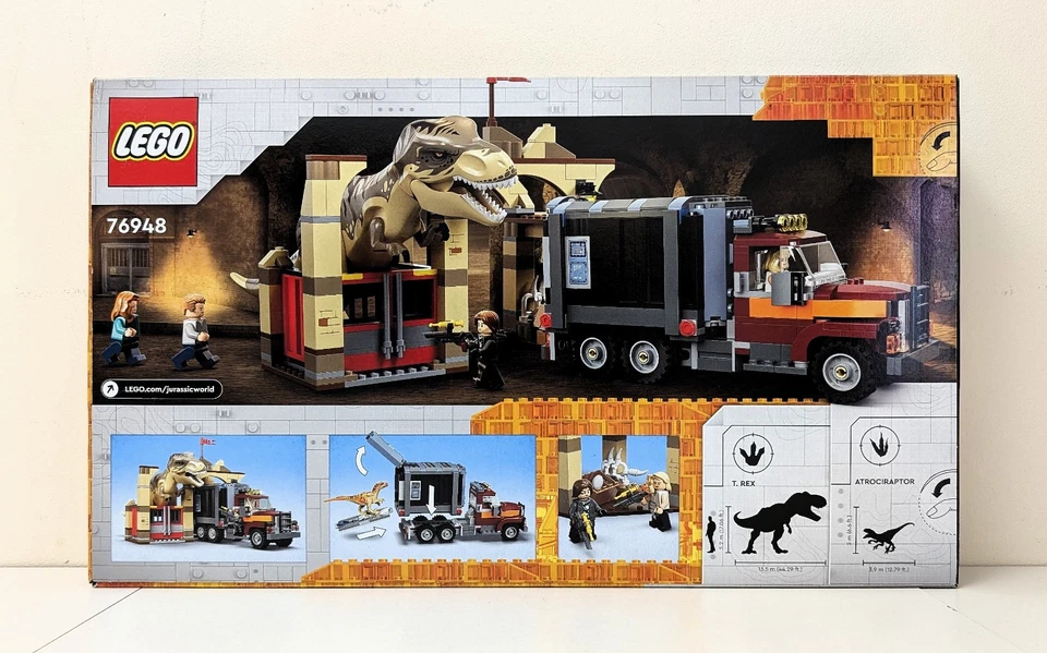 LEGO Jurassic World - 76948 - T.rex & Atrociraptor Dinosaur Breakout - BNISB. - Image 2 of 4