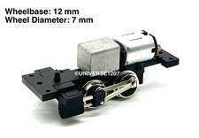 N/HOn30/HOe/009 0-4-0 Steam Locomotive Power Drive Chassis 12mm/7mm H0e Engine
