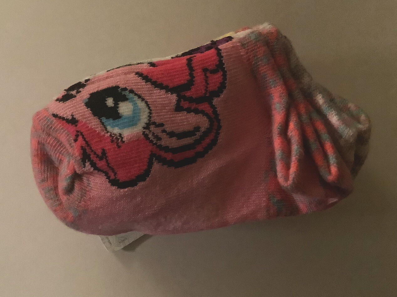 MY LITTLE PONY Calze colorate arcobaleno confezione da 5 caviglia no show taglia 5 6 5