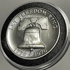 Liberty Bell Let Freedom Ring Patriot Coin 1 Troy Oz .999 Fine Silver Round 999