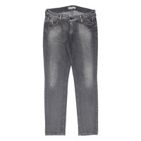 LEVI'S 571 Womens Jeans Blue Slim Straight Stone Wash W32 L32