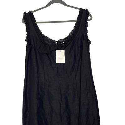 chinese dress ladies Mini Shift Dress in Stretch Linen