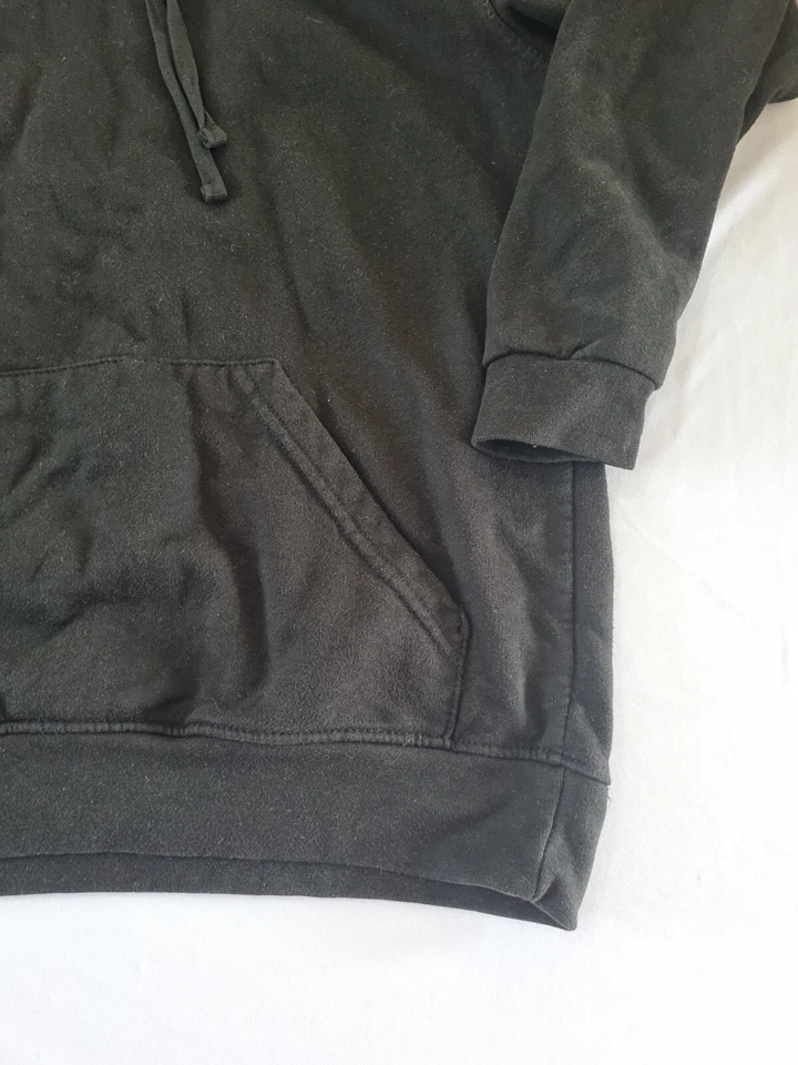 Ladies Hoodie Uneek Size S Long Sleeve Pockets Black 11577 - Image 2 of 4