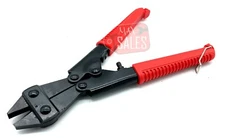 8" Bolt Lock Cutter Hand Jaws Blades Chain Wire Fence Cable Rebar Wire 